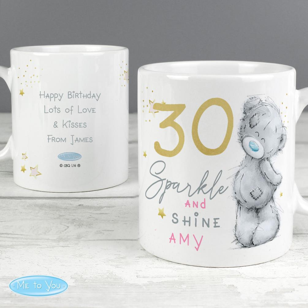 Personalised Me To You Sparkle & Shine Birthday Mug Extra Image 1